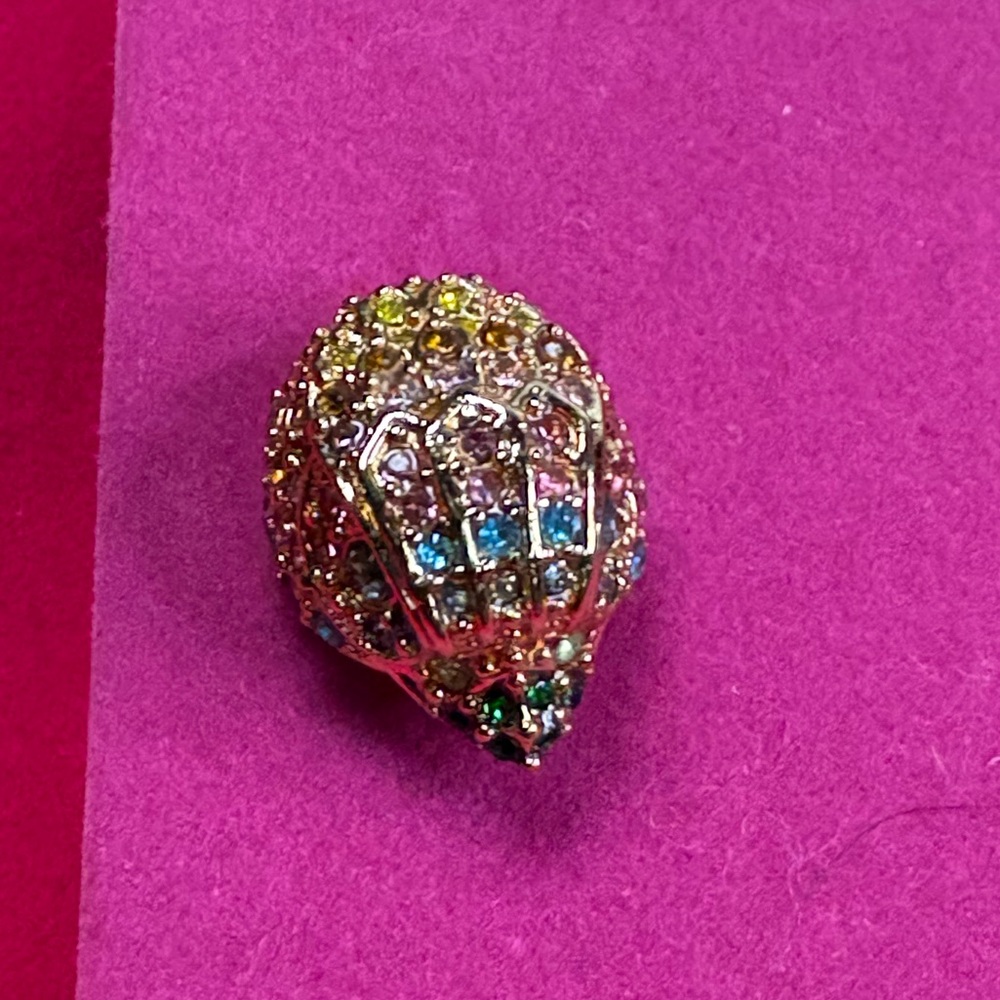 Kurt Geiger London Eagle Stud Earrings | Multicolor Crystal | NWT - Picture 3 of 6